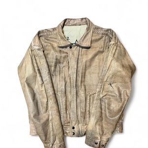 Psychotic vetements real leather jacket